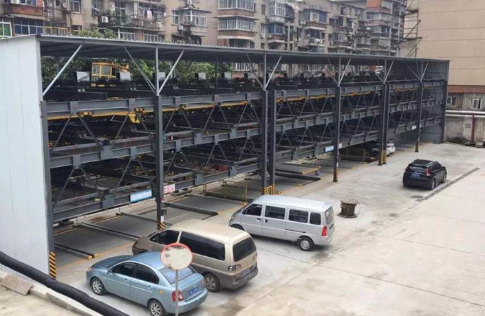 室外停車場四層機(jī)械車位-升降橫移式 室外停車場四層機(jī)械車位-升降橫移式