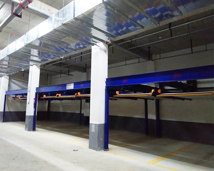 合肥市包河區(qū)某商業(yè)廣場地下室兩層機械停車位安裝項目
